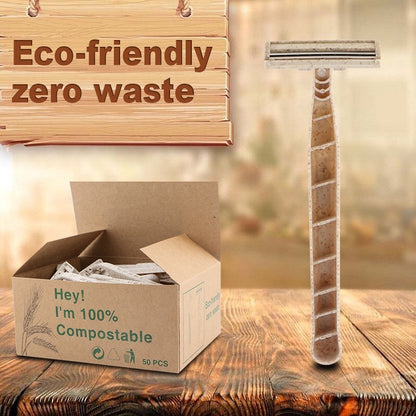 Biodegradable Disposable Shavers (50pcs)